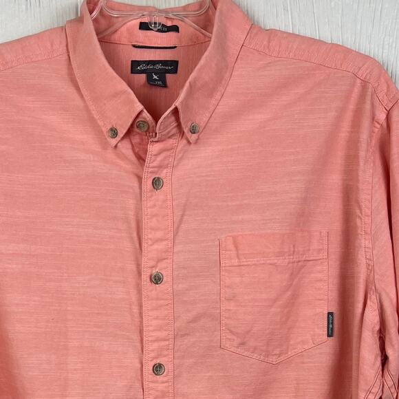 2 Eddie Bauer Shirts men’s 2XL & 2XLT, long sleeve button down Classic fit. NICE - Picture 4 of 11